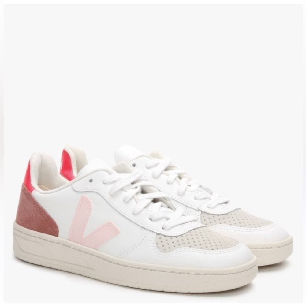 ☀️🔥Veja V-10 Leather Rose Petal Fluo Sneakers - EU40 (US10)